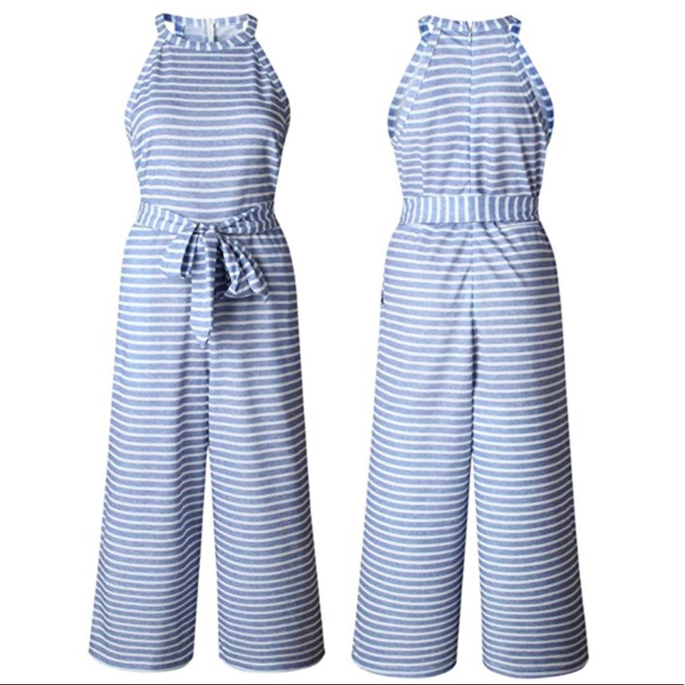 Stripped Jumpsuit Romper